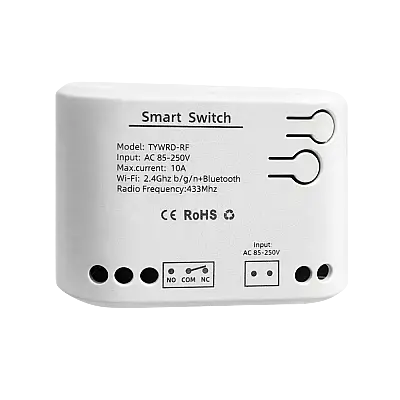 TYWRD-RF WiFi Akıllı Röle Modülü 433 MHz RF - Tuya Smart Switch - 10A 2200W