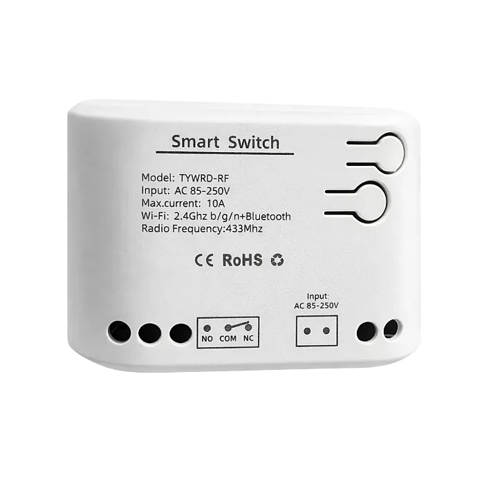 TYWRD-RF WiFi Akıllı Röle Modülü 433 MHz RF - Tuya Smart Switch - 10A 2200W - 1